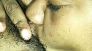 Eating Ebony MILF Pussy