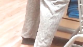 Candid Redbone MILF In Grey Sweatpants pt. 2 FINAL (Feet)