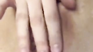 Sexy teen blonde naked smokes on Periscope