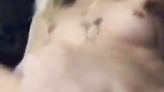 Sexy teen blonde naked smokes on Periscope