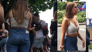 Classic Candid Ass: UK Teen in Jeans!