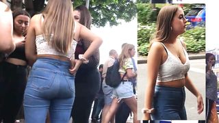 Classic Candid Ass: UK Teen in Jeans!