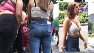 Classic Candid Ass: UK Teen in Jeans!