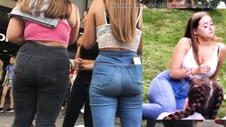 Classic Candid Ass: UK Teen in Jeans!