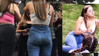 Classic Candid Ass: UK Teen in Jeans!