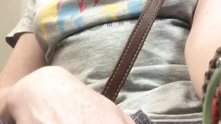 Horny mature slut HAD to finger herself whilst sat in the doctors surgery