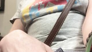 Horny mature slut HAD to finger herself whilst sat in the doctors surgery