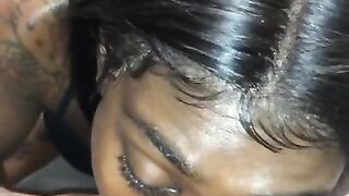 Gorgeous Ebony Giving Pretty Head