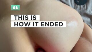 She was just craving for anal, sent me a teasing video first