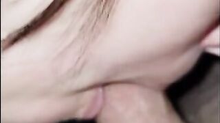 CLOSE UP: ASMR - Sensual POV - Roomate Sucking Cock - Tongue and Lips - BLOWJOB - Cumming In Mouth