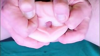 Masturbation solo unexpected cum ejaculation