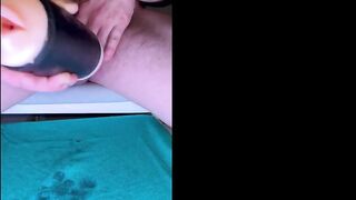 Masturbation solo unexpected cum ejaculation