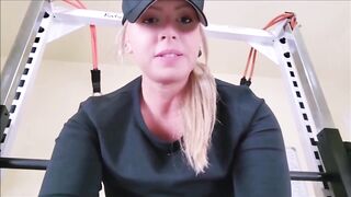 Blonde Personal Trainer Farts Throughout Gym Workout Session - Teaser for Booty Camp Bulking Season