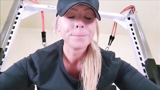 Blonde Personal Trainer Farts Throughout Gym Workout Session - Teaser for Booty Camp Bulking Season