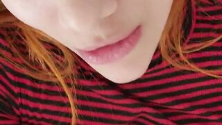 Watch how hot Sexy Busty Redhead Latina Plays with her Huge Juicy Tits and Tight Wet Pussy