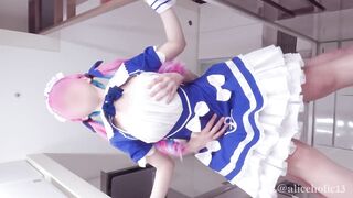 ????【Aliceholic13】amatuer POV Idol Vtuber Maid Cosplay creampie compilation【ありすほりっく】