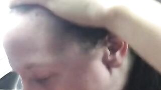 Gagging on Daddy about to get throatpie when stupid fucking park ranger