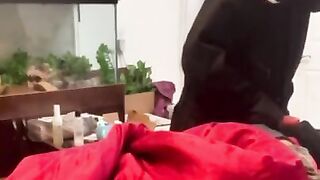 Evil nun seduces my husband for a blowjob