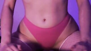 Her HUGE TITS are bouncing while she DESPERATELY rides for cum (POV)