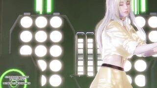 [MMD] T-ARA - Sugar Free Ahri Seraphine Akali Sexy Hot Kpop Dance League Of Legends 4K Uncensored