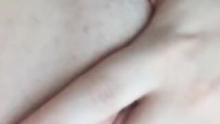 Curvy Goth Slut Squirts on Fingers while Neighbors Watch