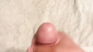 Jerking Dick Huge Cock Ring Cumshot