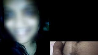 Indian Boyfriend & Hot Girlfriend video call sex