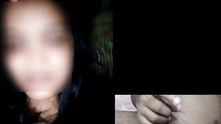 Indian Boyfriend & Hot Girlfriend video call sex