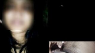 Indian Boyfriend & Hot Girlfriend video call sex