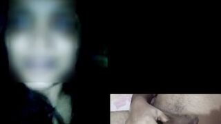 Indian Boyfriend & Hot Girlfriend video call sex