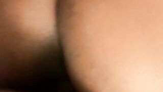 Phat Ass Black Girl Getting Pounded From Behind By a Huge White Cock