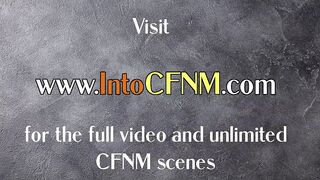 CFNM MILF and babes sucking cock in group on lecture