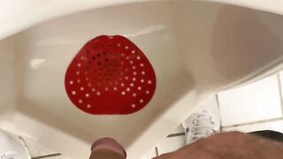 High naughty pissing in ever restroom in rich country club shy messy desperate