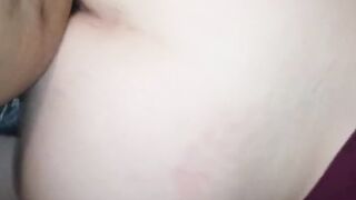 Cheating Hotwife gets cream pied by Hubbys bestfriend