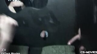 Anna empties dicks in gloryholes