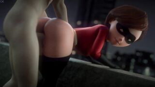 Helen Parr huge ass doggystyle anal sex - Incredibles (FpsBlyck)