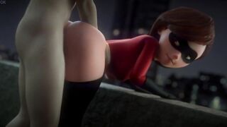 Helen Parr huge ass doggystyle anal sex - Incredibles (FpsBlyck)