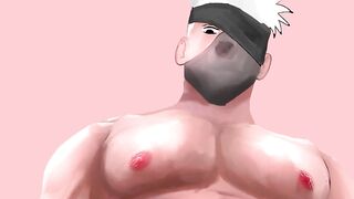 Kakashi has sex with a girl with big tits - Hentai uncensored