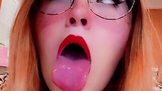 Here are all the ahegao snaps I tease my stepbro with... Would you fuck me if I was your stepsis?