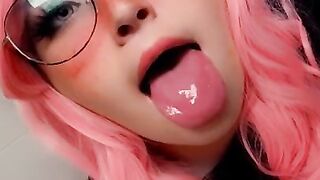 Here are all the ahegao snaps I tease my stepbro with... Would you fuck me if I was your stepsis?