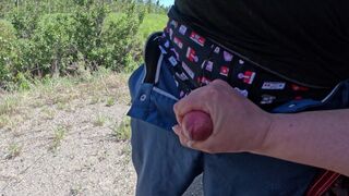 Drive was too LONG, pulled over on hwy so she could milk my throbbing cock - Our Spicy Adventures