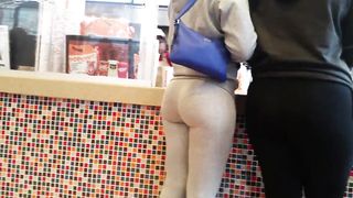 Bubble Booty Latina Teen in See-thru Spandex