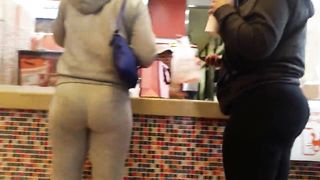 Bubble Booty Latina Teen in See-thru Spandex