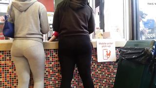 Bubble Booty Latina Teen in See-thru Spandex