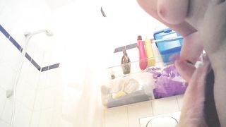 German Student Elena Bathroom Cam