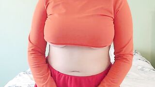 Velma Cosplay Roleplay Stripping