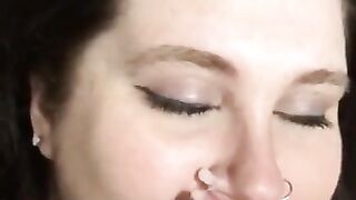 BEST OF AMATEUR WIFE TAMERA NICOLE, FACIAL CUMSHOT COMPILATION