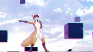 Vrchat Foxie Srtip Tease Dance