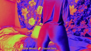 LATE RELEASE VID || FTM Twink || Neon Booty Jiggles for Pride Month