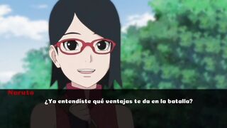 FOLLANDO CON HANABI Y ENTRENANDO CON SARADA- NARUTO FAMILY VACATION - CAP 9